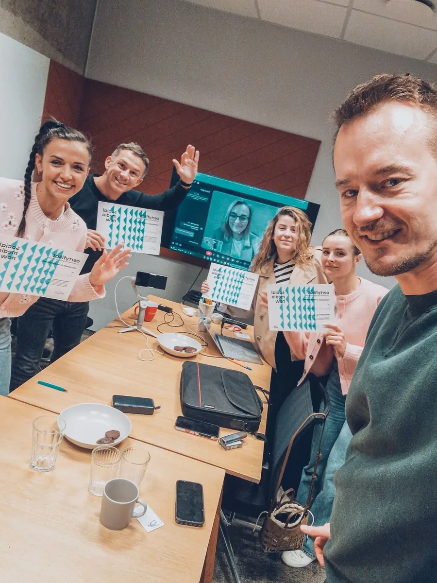 Uczestnicy warsztatów Social Media Now