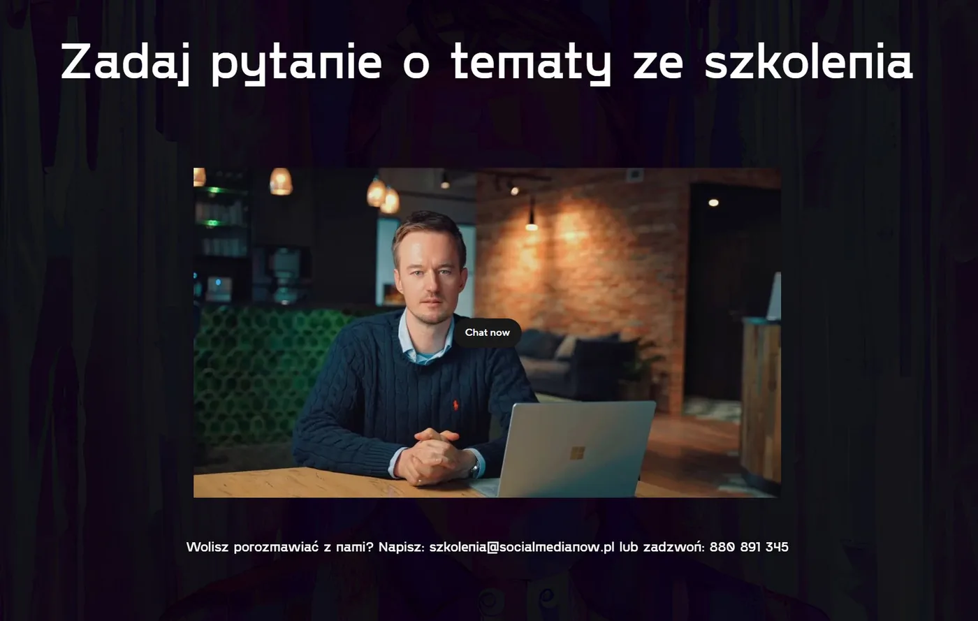 Wideoavatar – chat z klientami 24/7